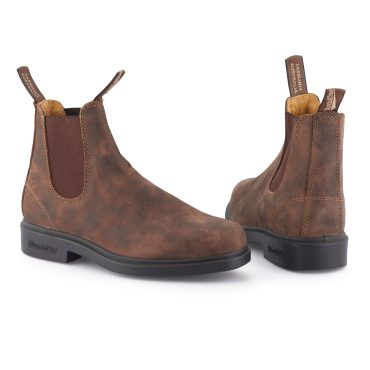 Blundstone 1306 Nubuck Brown Slip-On Dress Boot