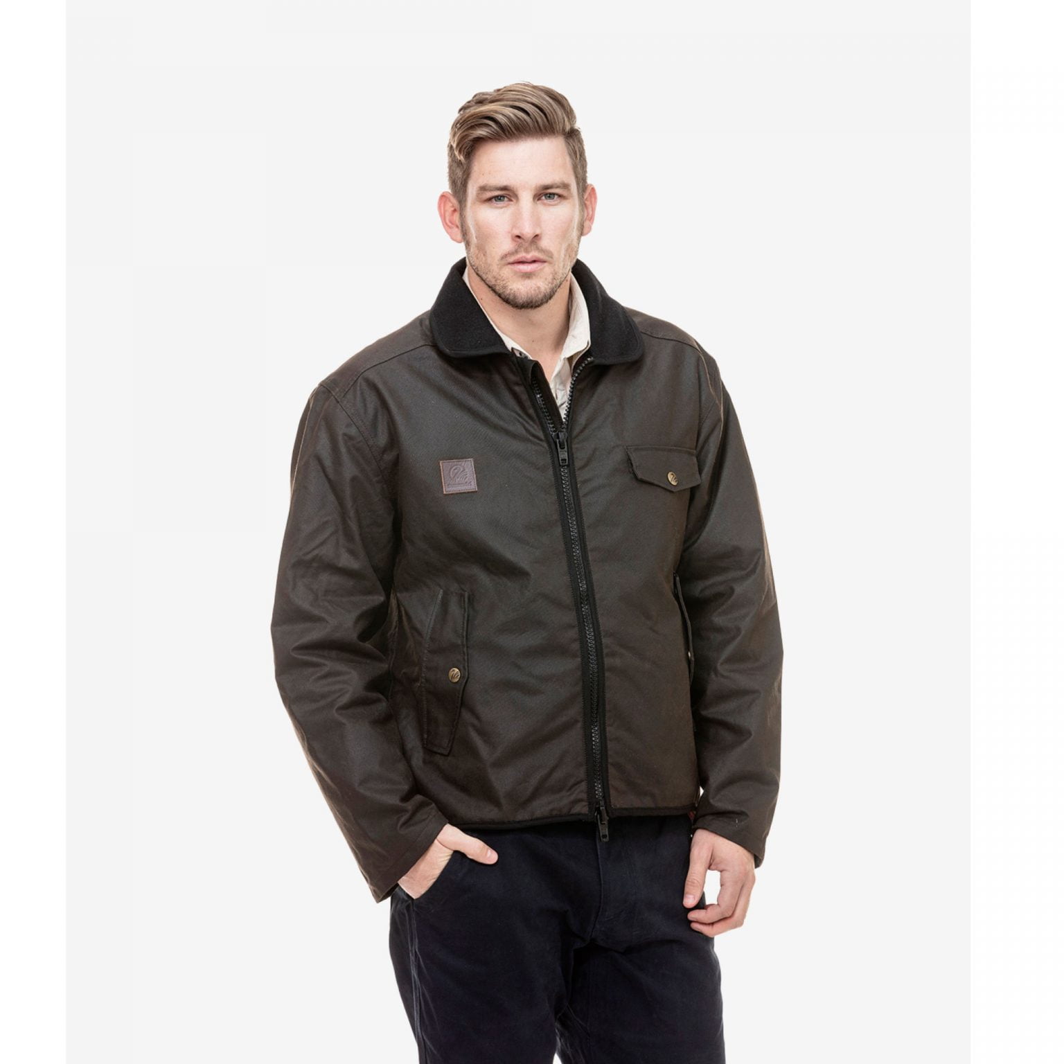 Swanndri Waimak Oilskin Jacket With Wool Lining Outback Outfitters